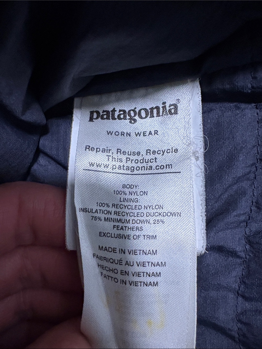 Patagonia Women's City Storm Long Hooded Puffer Coat Parka - Picture 5 of 5